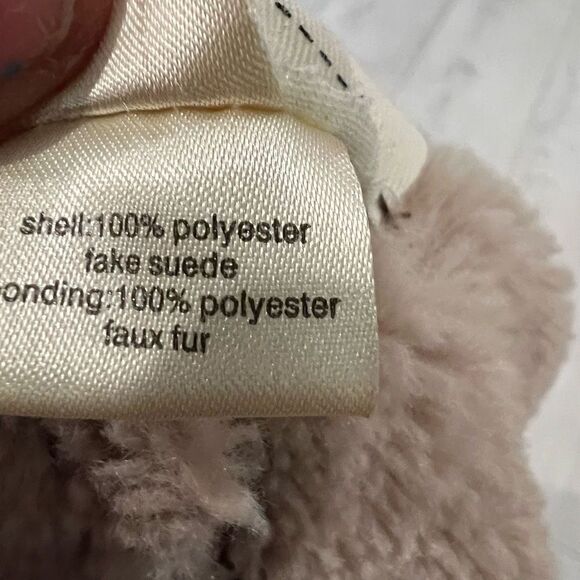 DYLAN Women's L Brown Faux
Vegan Suede Shearling Cozy Open
Front Vest - Picture 8 of 8